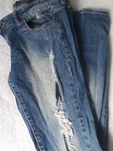 Distressed Jeans